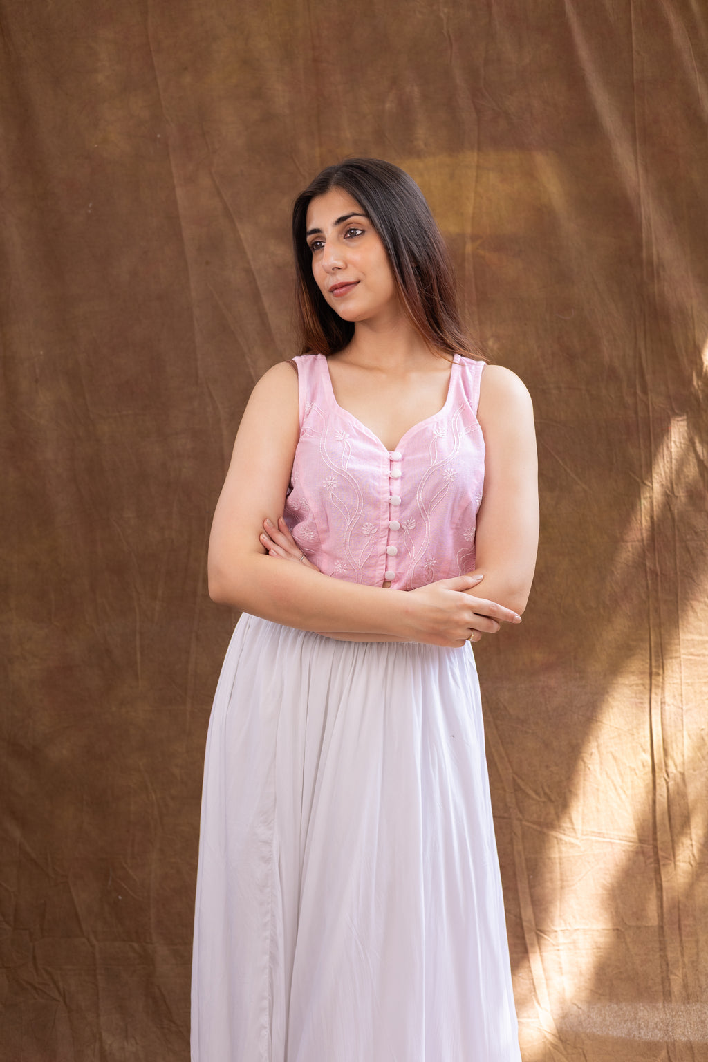 Zariya Vest & Skirt Set