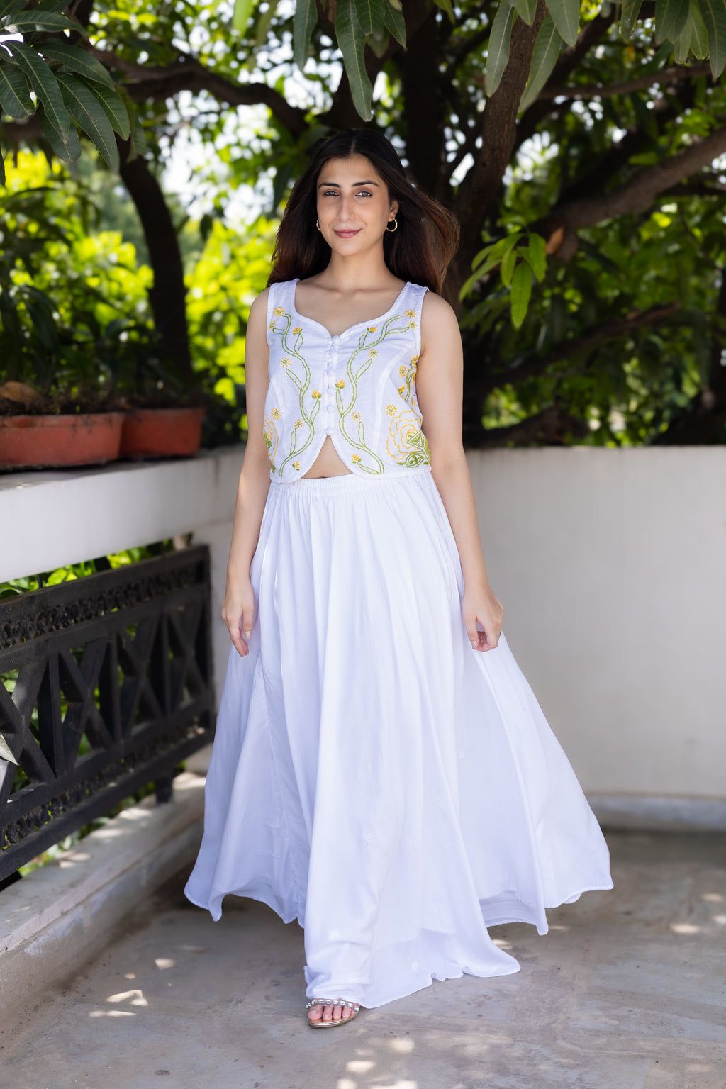 Zariya Vest & Skirt Set