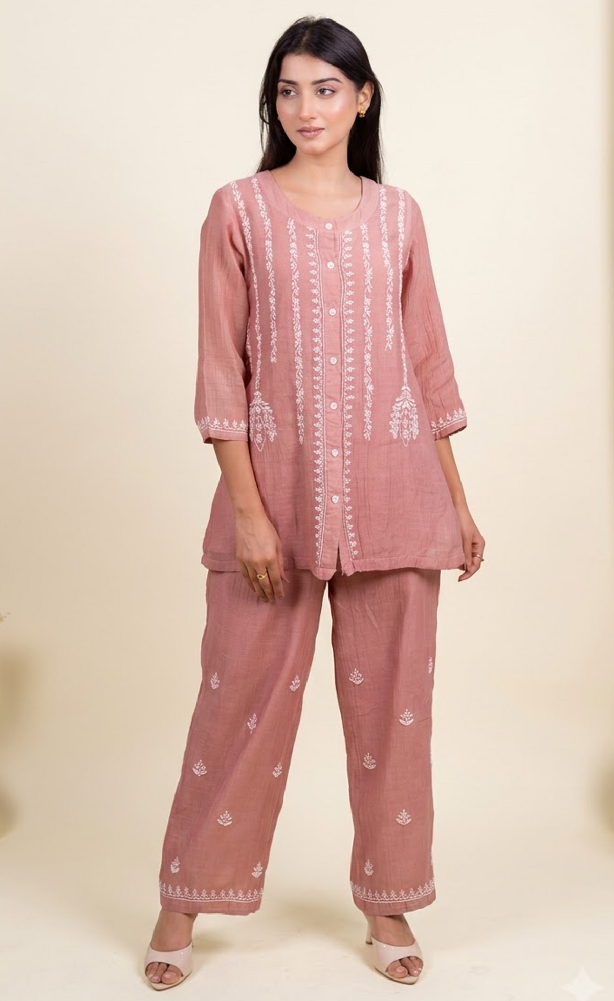 Meher Chanderi Co-ord Set