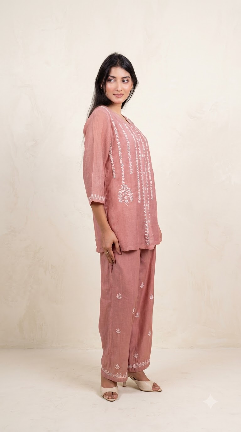 Meher Chanderi Co-ord Set